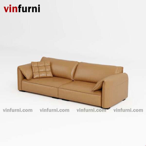 Ghế sofa tựa gập bọc da trẻ trung hiện đại Mason - S4