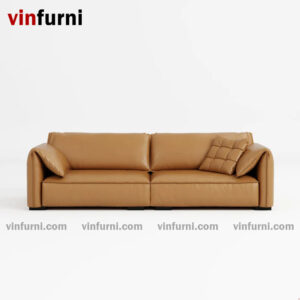Ghế sofa tựa gập bọc da trẻ trung hiện đại Mason - S4