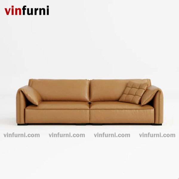 Ghế sofa tựa gập bọc da trẻ trung hiện đại Mason - S4