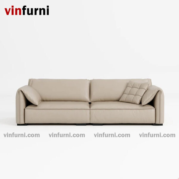 Ghế sofa tựa gập bọc da trẻ trung hiện đại Mason - S4