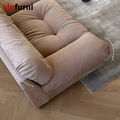 Ghế sofa đám mây bọc nỉ êm ái đắm chìm Clora - S3