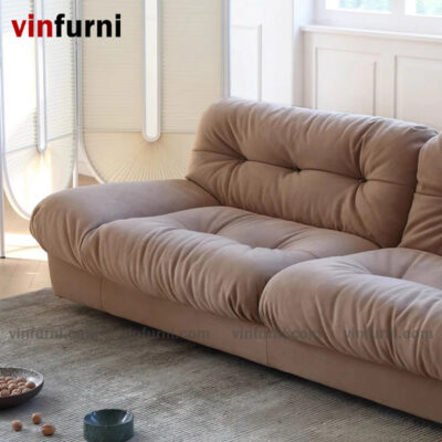 Ghế sofa đám mây bọc nỉ êm ái đắm chìm Clora - S3