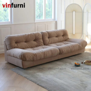 Ghế sofa đám mây bọc nỉ êm ái đắm chìm Clora - S3